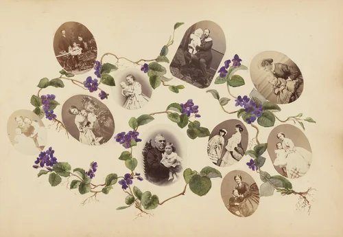 The Madame B Album by Marie-Blanche Hennelle Fournier, photograph, 1870-1879