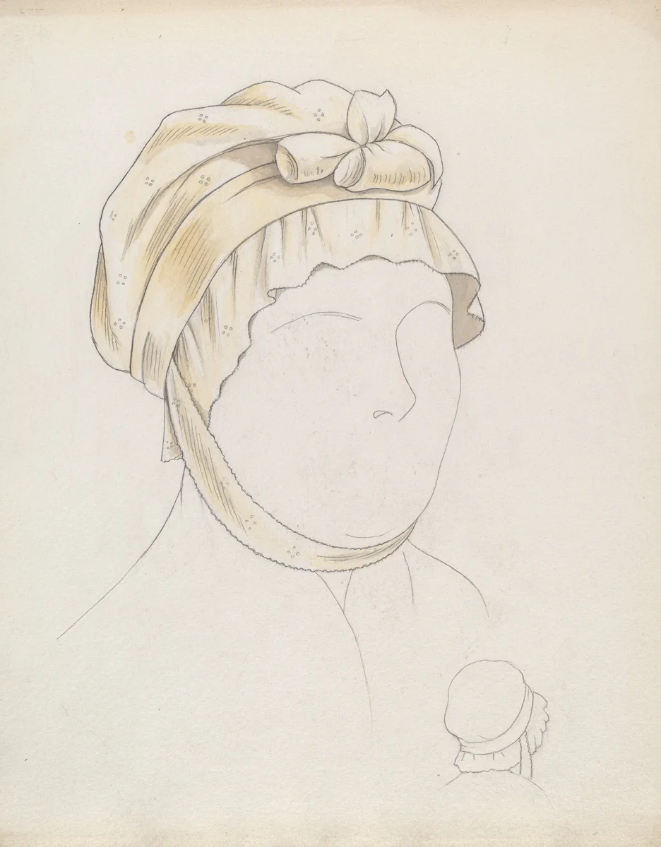 Headdress by Eva Noe, index of american design, 1937