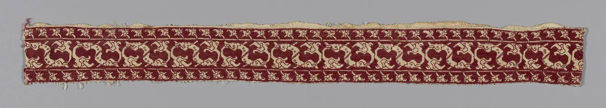 Border by Spain, textile, 1601-1700