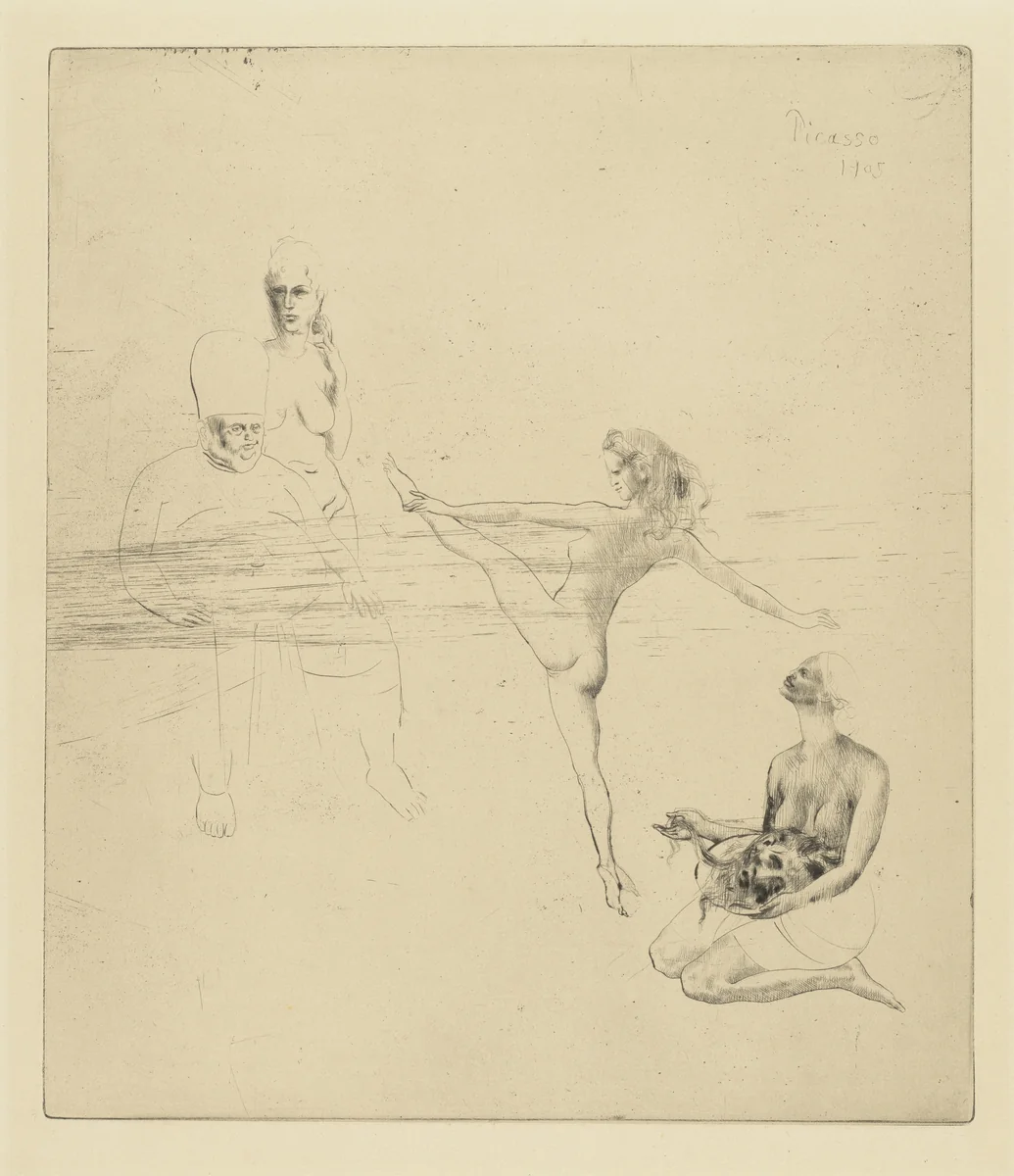 Salomé from the Saltimbanques series by Pablo Picasso, print, 1905