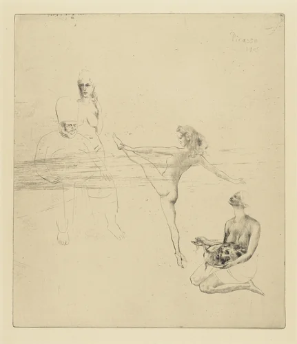 Salomé from the Saltimbanques series by Pablo Picasso, print, 1905