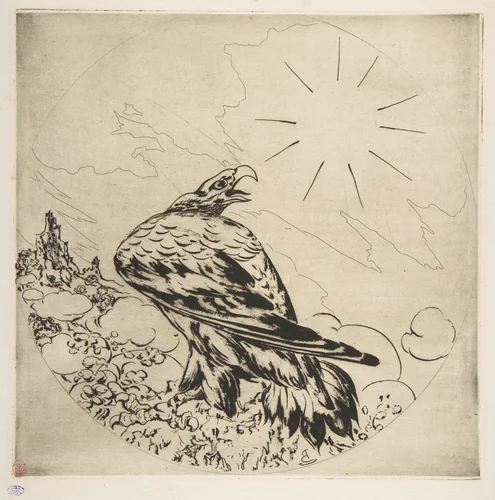 L'Assiette Républicaine by Félix Bracquemond, print, 1868