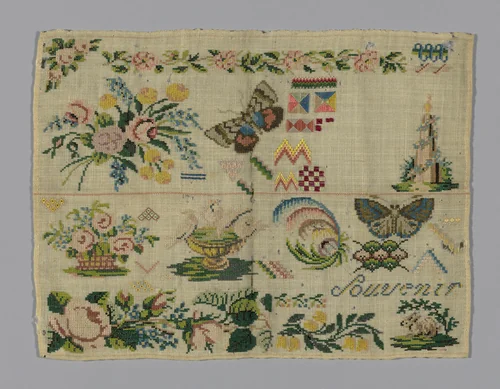 Sampler by Germany, textile, 1801-1900