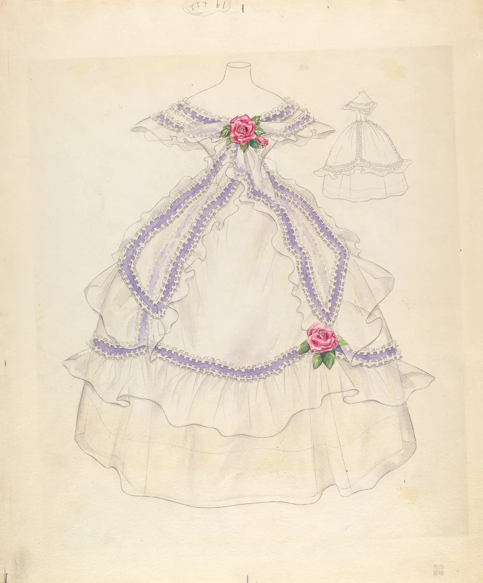 Dress by Melita Hofmann, index of american design, 1937