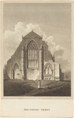 Holyrood Abbey by British 19th Century, print, 1800-1899