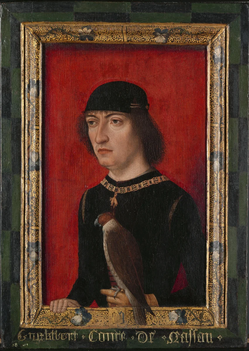Engelbert II van Nassau Master of the Portraits of Princes by Unknown, painting, 1480-1490