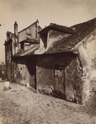 Montmartre, maison de musette by Eugène Atget, photograph, 1923