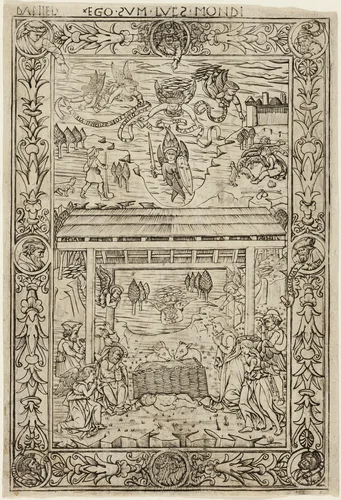 The Nativity by Unknown Artist, print, 1460-1470