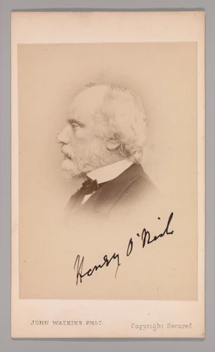 [Henry O'Neil] by John and Charles Watkins, photograph, 1860-1869