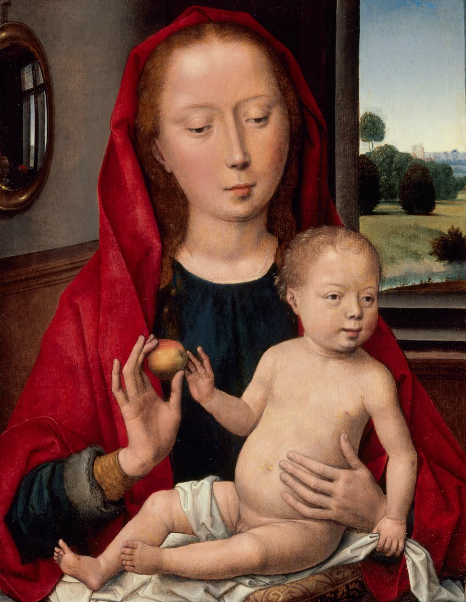 Virgin and Child by Hans Memling, painting, 1480-1490