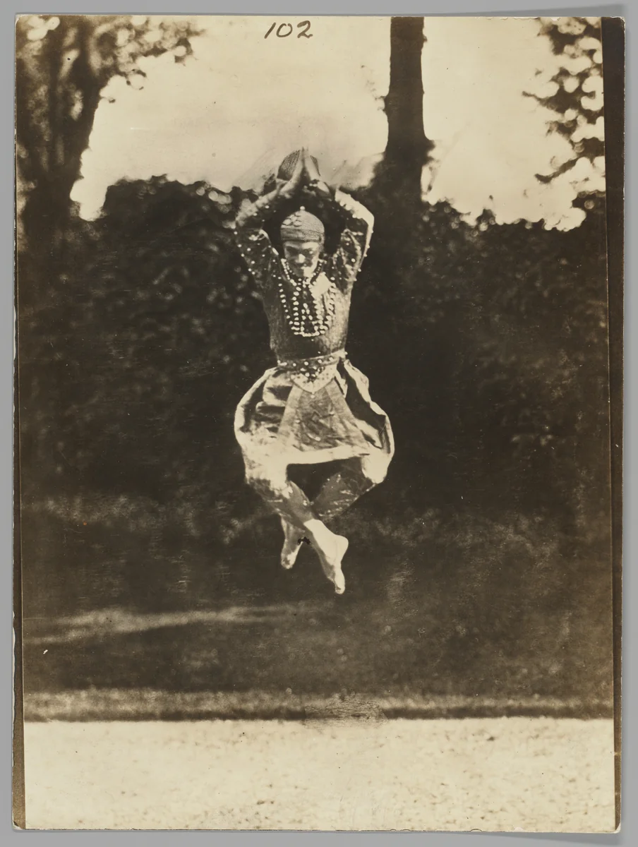 [Nijinsky in "Danse siamoise" from the "Orientales"] by Eugène Druet, photograph, 1910