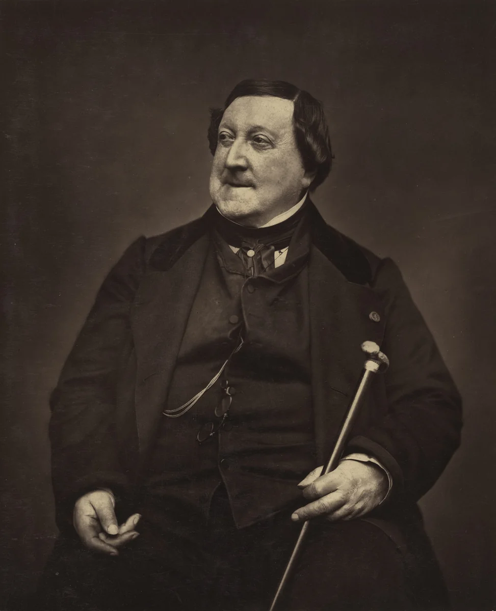 Gioacchino Rossini by Étienne Carjat, photograph, 1862