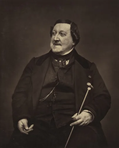 Gioacchino Rossini by Étienne Carjat, photograph, 1862