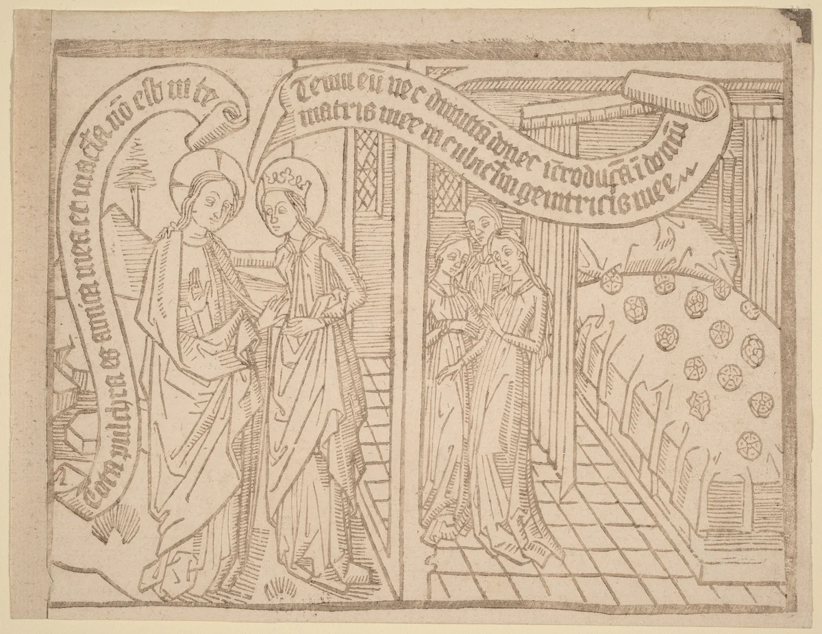 Page from "Canticum Canticorum": 2nd Edition by Netherlandish 15th Century, print, 1465