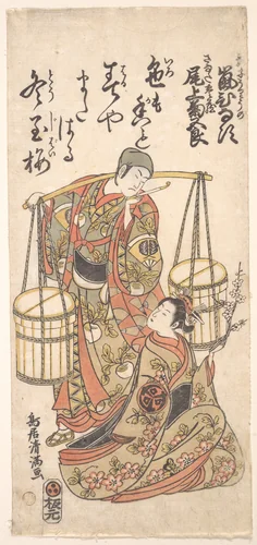 Print by Torii Kiyomitsu, print, 1750-1770