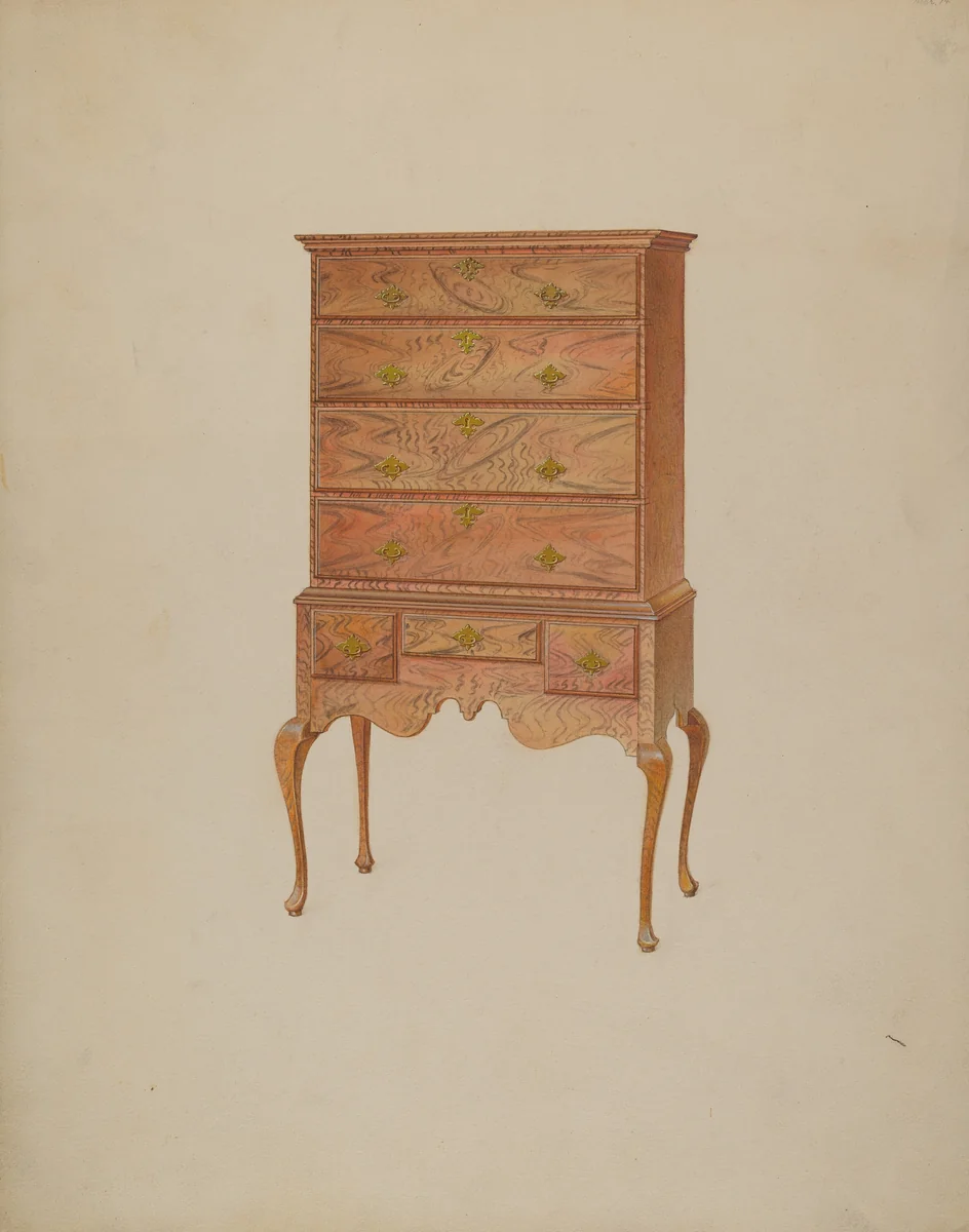 Highboy by Martin Partyka, index of american design, 1937