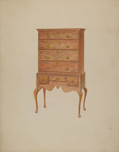 Highboy by Martin Partyka, index of american design, 1937