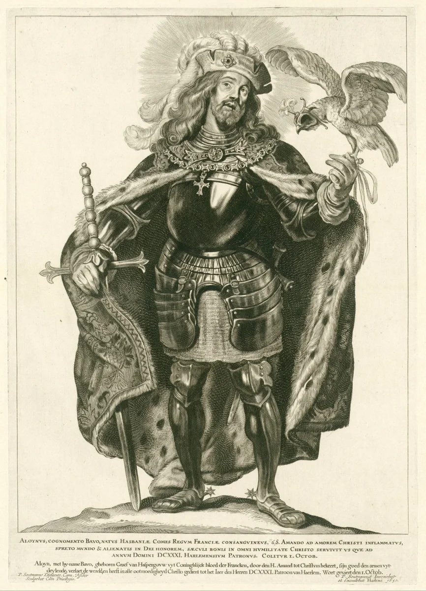 H. Bavo by Cornelis Visscher, print, 1638-1658