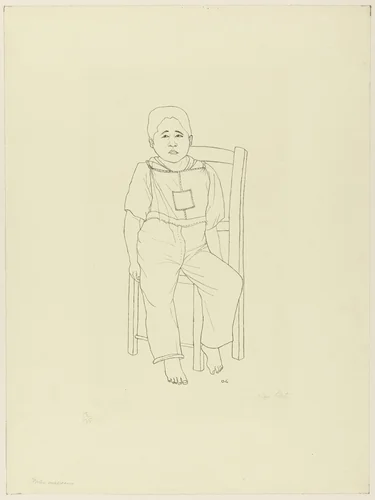 Mexican Boy (Niño mexicano) by Olga Costa, print, 1928
