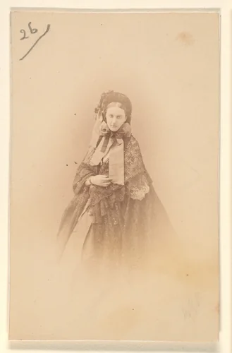 Le chapeau à brides by Pierre-Louis Pierson, photograph, 1860-1869