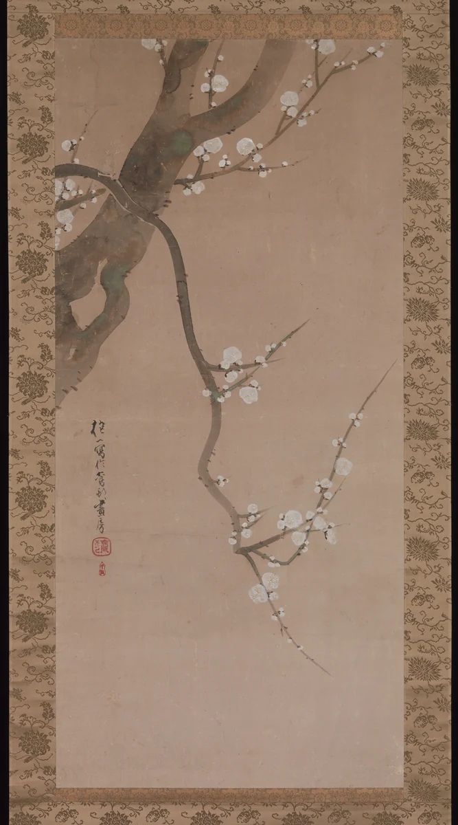 Flowering Plum by Sakai Hōitsu (酒井抱一), painting, 1761-1828