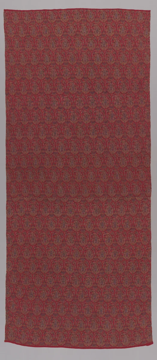 Kani Jamawar (Fabric for a Jama Coat or Shawl) by Probably Kashmir, textile, 1825-1875