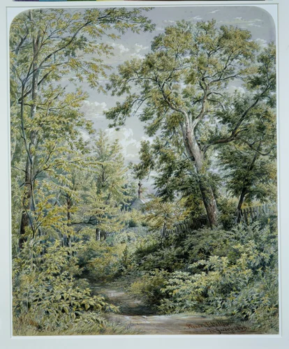 Pleasant Valley, New Jersey by William Rickarby Miller, artwork, 1858