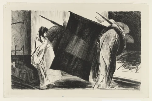 The Flag (La Bandera) by José Clemente Orozco, print, 1928
