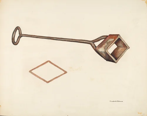 Branding Iron by Elizabeth Johnson, index of american design, 1942