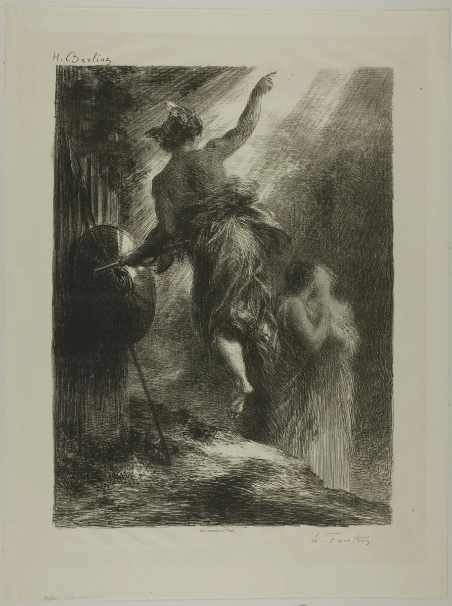 Italy! by Henri Fantin-Latour, print, 1884