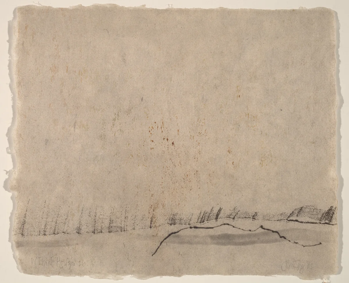 Without Horizon 26 by John Cage, print, 1992