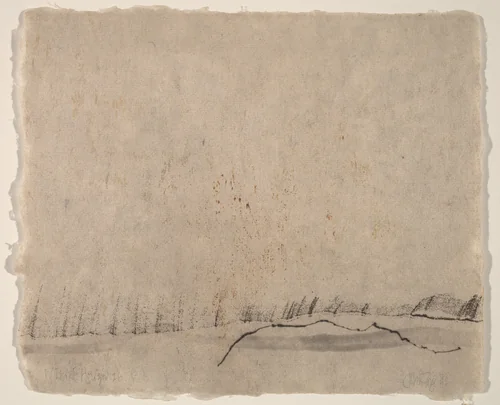 Without Horizon 26 by John Cage, print, 1992