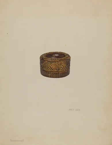 Inkwell by Janet Riza, index of american design, 1936