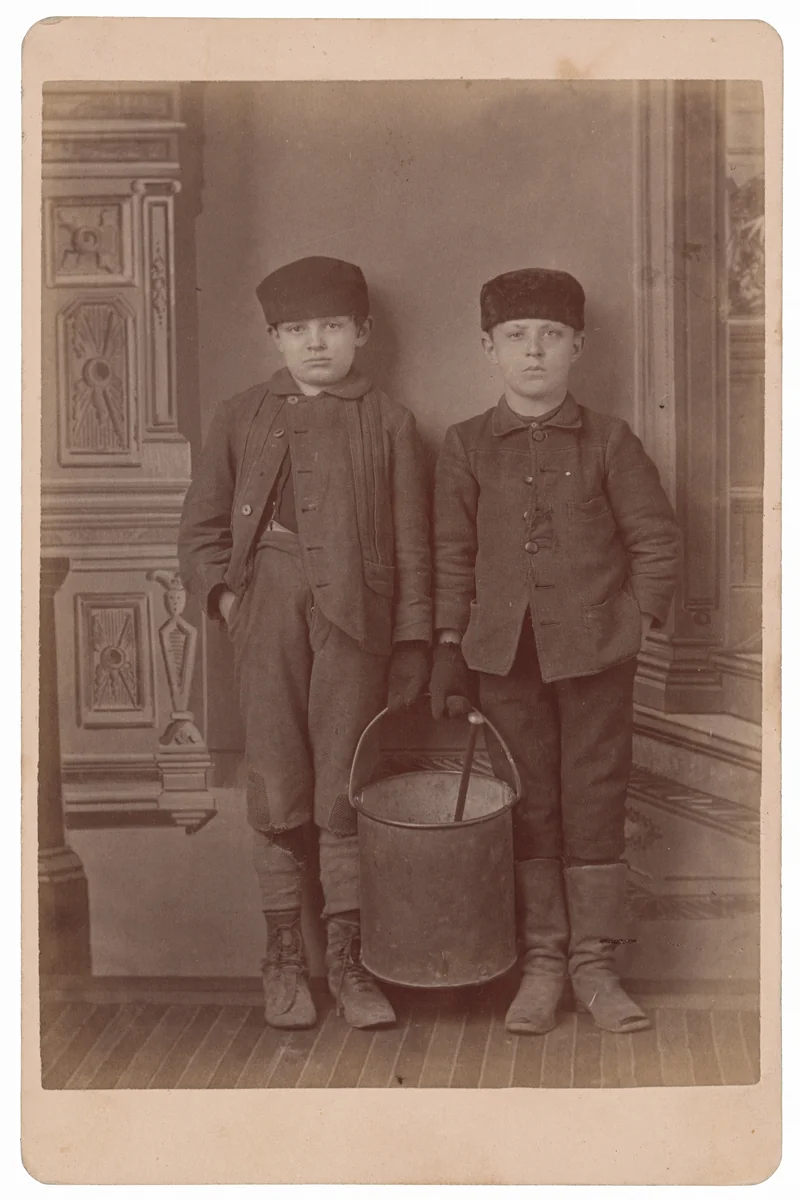 Portrait of Coal Delivery Boys by Peter M. Puhl, photograph, 1895-1905