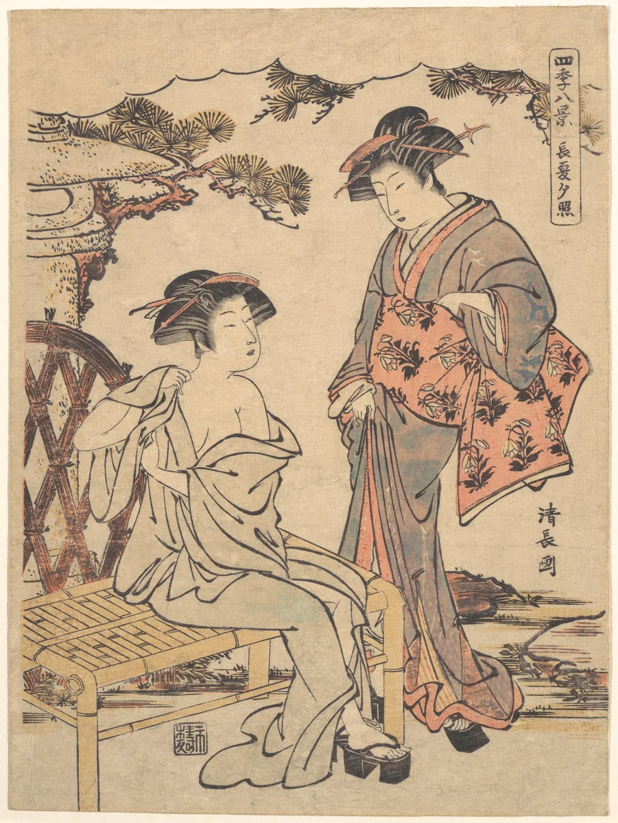 Print by Torii Kiyonaga (鳥居清長), print, 1742-1815