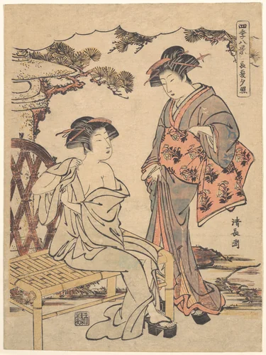 Print by Torii Kiyonaga (鳥居清長), print, 1742-1815