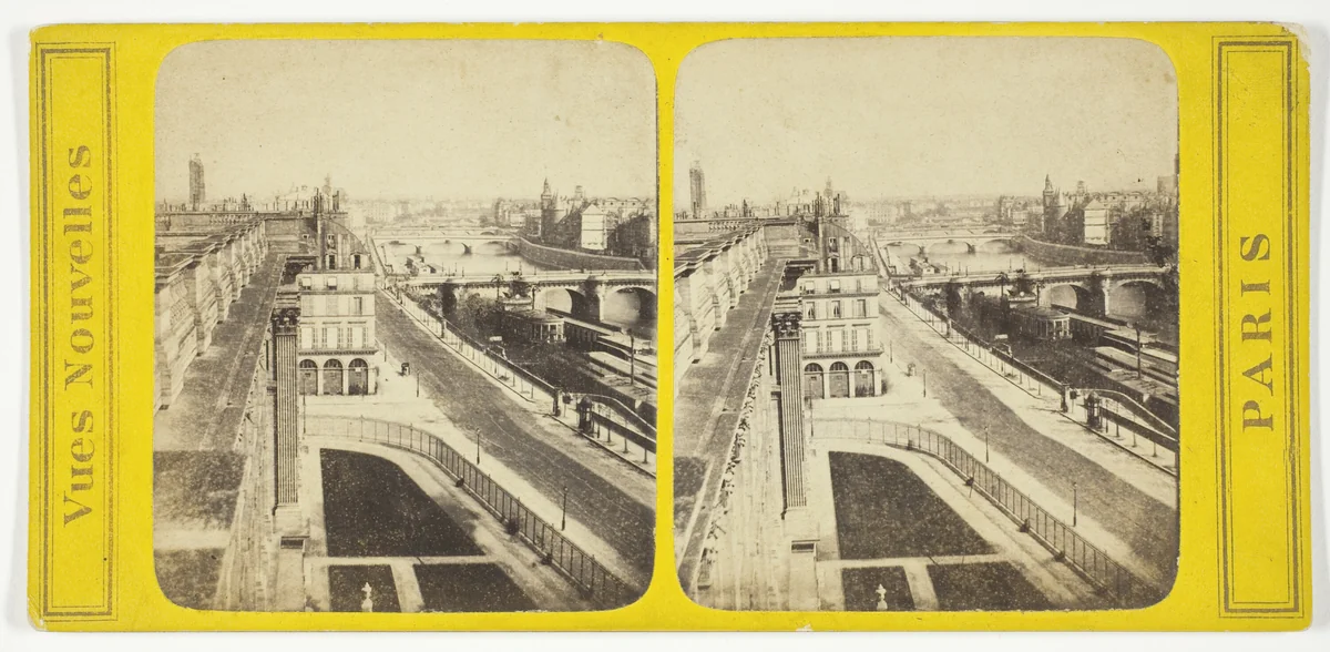 Panorama of Paris, Taken from the Louvre by Artist Unknown, photograph, 1869-1879