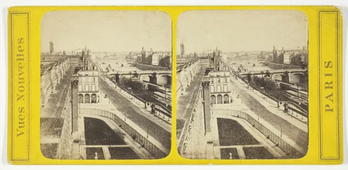Panorama of Paris, Taken from the Louvre by Artist Unknown, photograph, 1869-1879