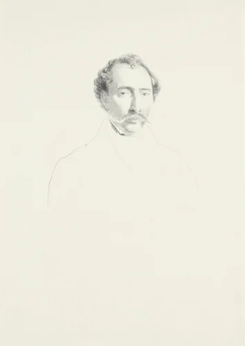 Portret van Salomon Leonardus Verveer by Gerhardus Fredericus Eilbracht, print, 1826-1854