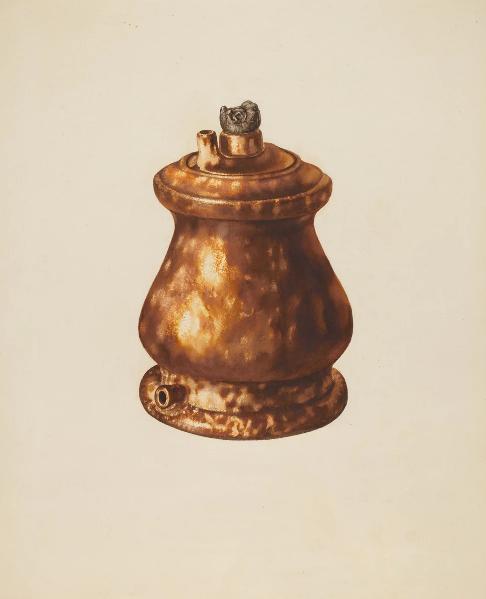 Inhaler by Yolande Delasser, index of american design, 1939