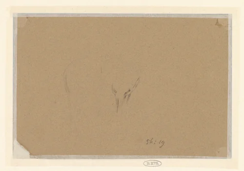 Begin van een schets van een paard by Johann Adam Klein, drawing, 1813