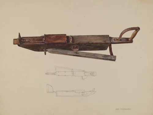 Corn Planter by Max Fernekes, index of american design, 1938