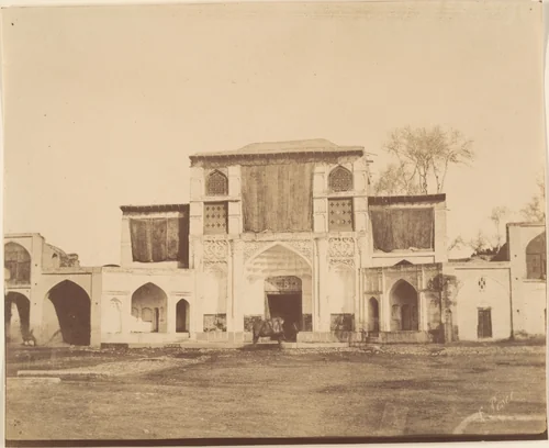 [The Sublime Porte, Teheran, Iran] by Luigi Pesce, photograph, 1840-1869