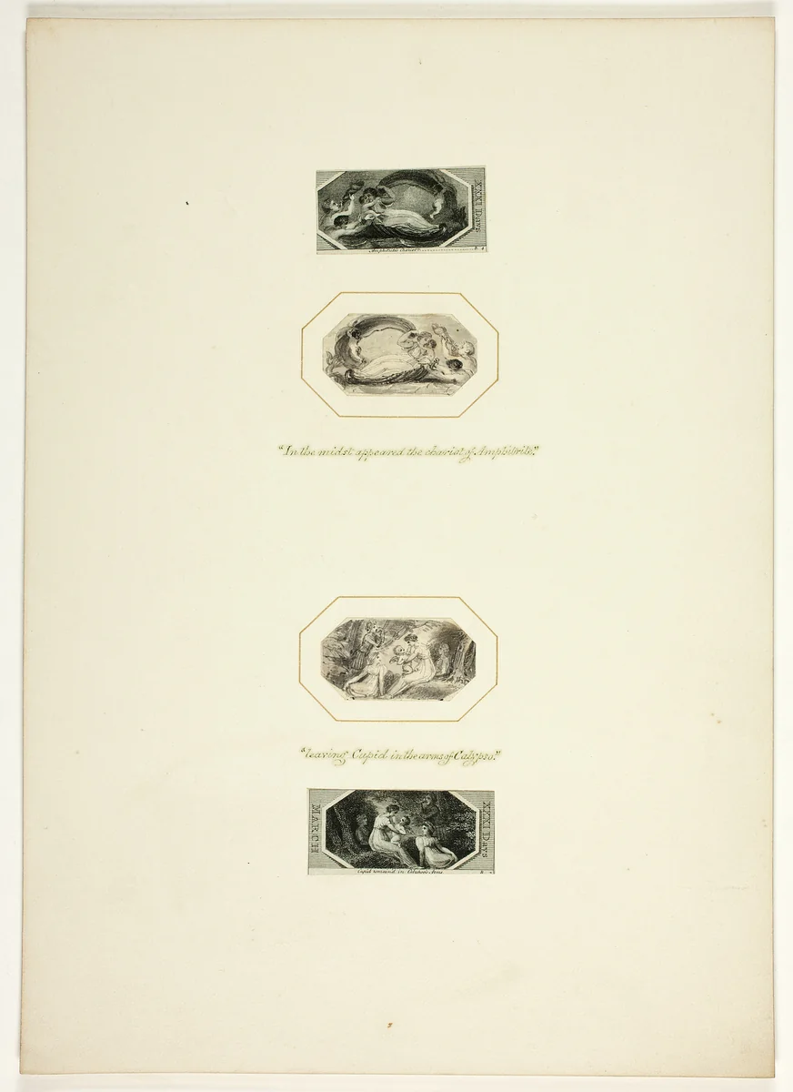 Study for a plate from Telemachus by Thomas Stothard, drawing, 1793-1803