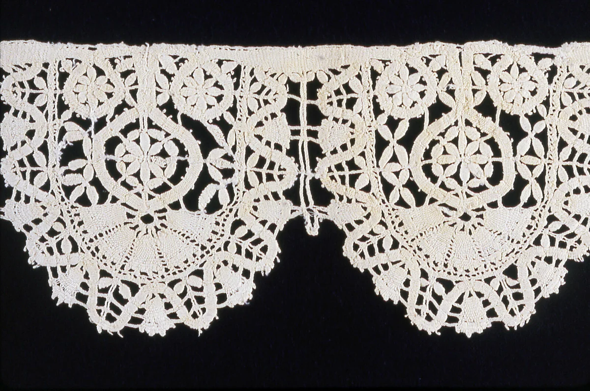 Fragment (Border) by Italy, Genoa, textile, 1601-1650