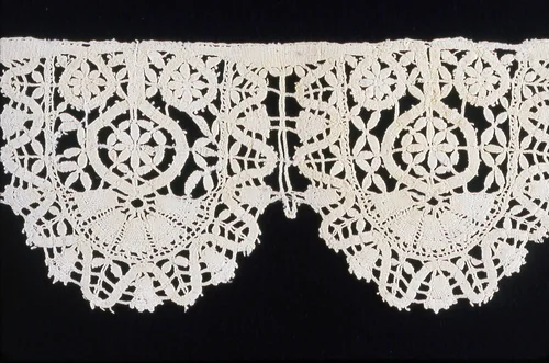 Fragment (Border) by Italy, Genoa, textile, 1601-1650