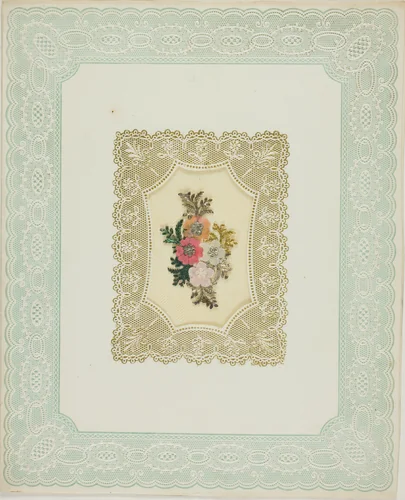 Untitled Valentine (Flowers) by Unknown Artist, other, 1845-1855