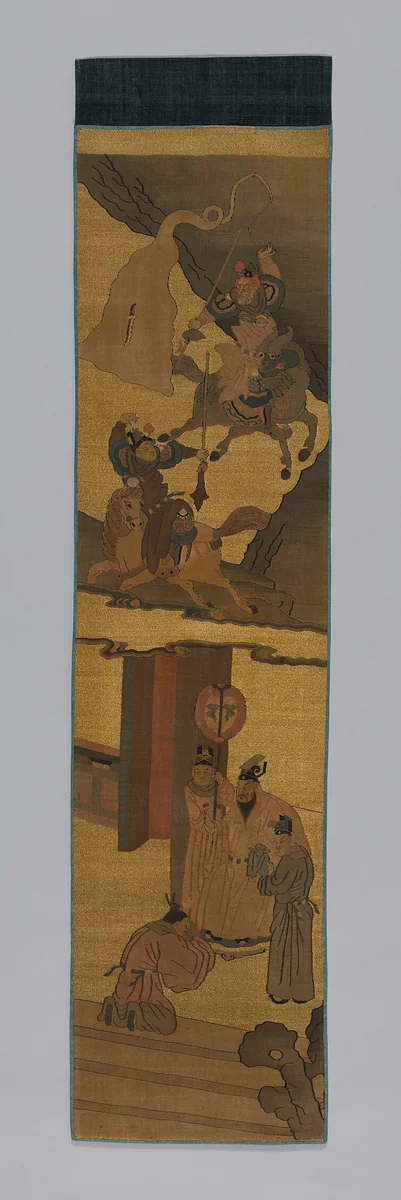 Panel (Furnishing Fabric) by China, textile, 1800-1900