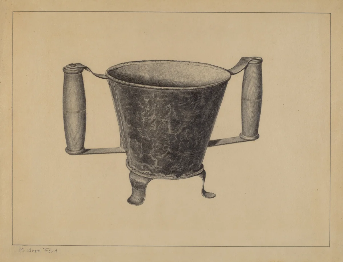 Ember Carrier by Mildred Ford, index of american design, 1935-1942