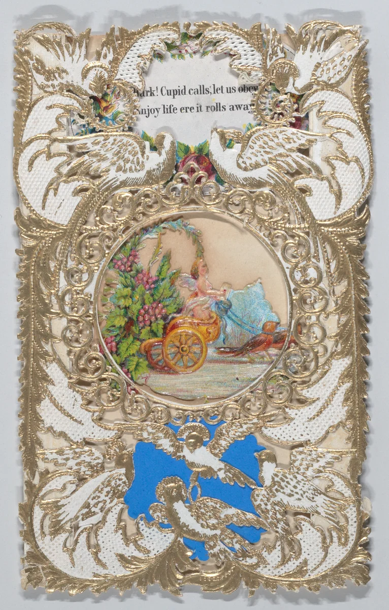 Valentine by anonymous, other, 1850-1860